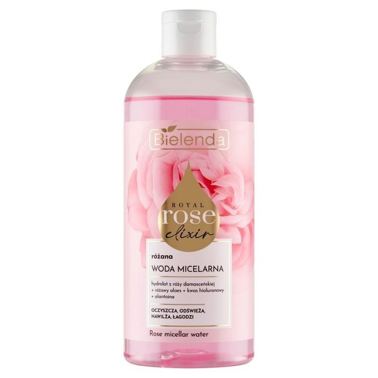 Bielenda, Royal Rose Elixir, różana woda micelarna, 400 ml