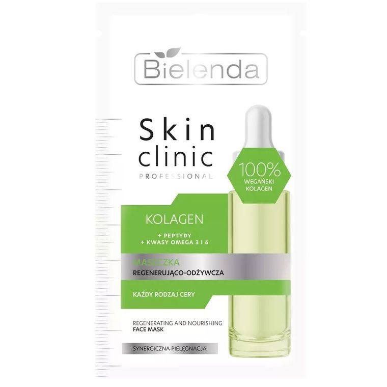 Bielenda, Skin Clinic Professional Kolagen, maseczka regenerująco-odżywcza, 8g