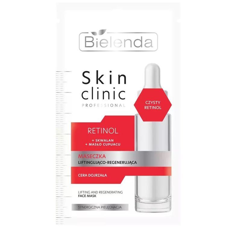Bielenda, Skin Clinic Professional Retinol, maseczka liftingująco-regenerująca 8g