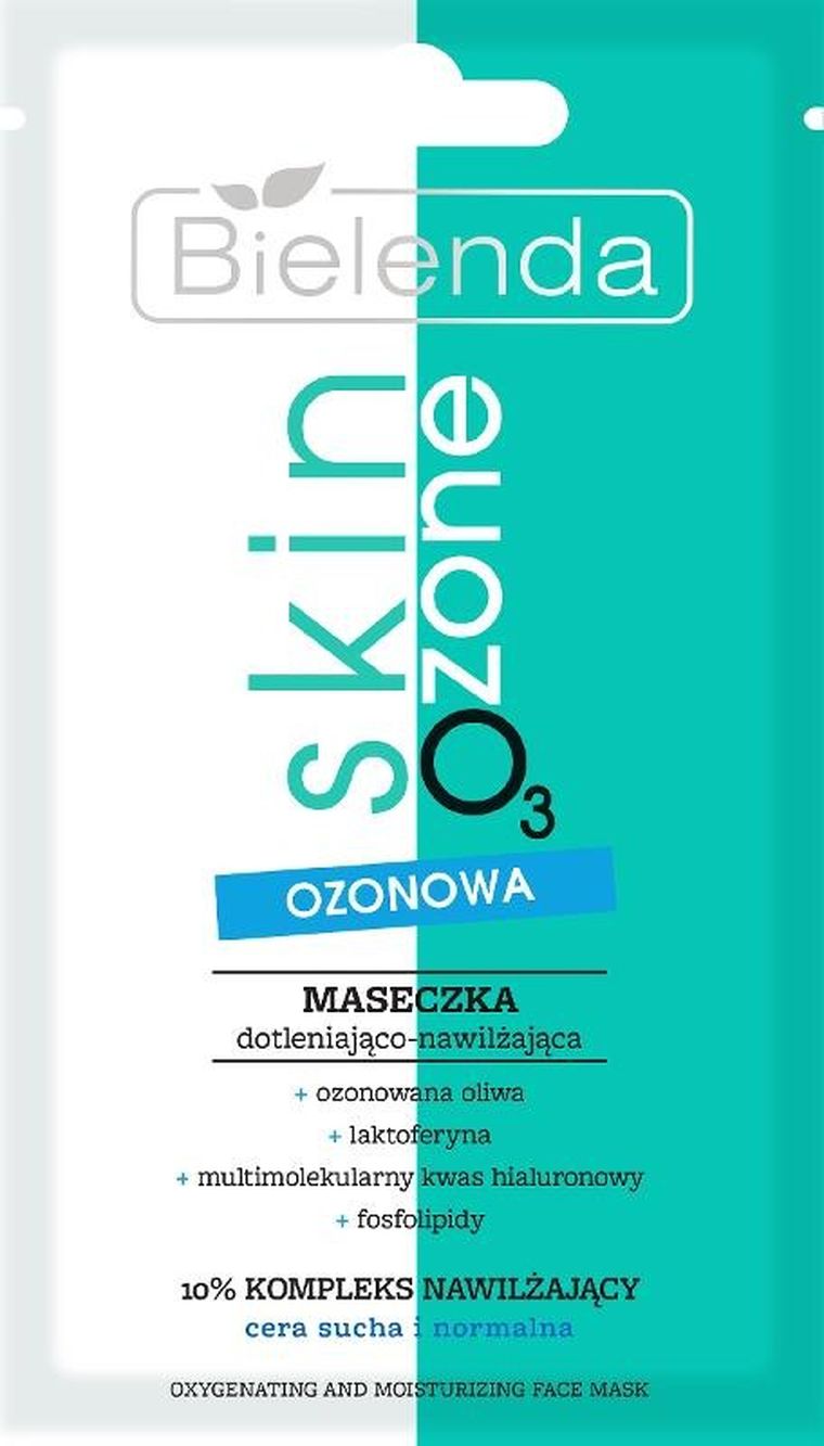 Bielenda skin o3 zone, maseczka dotleniająco - nawilżająca, 8g