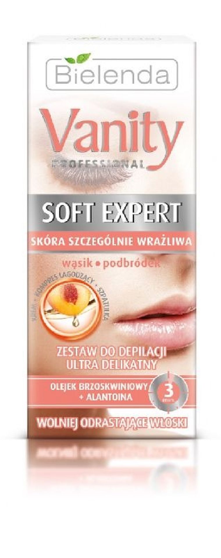 Bielenda, Vanity Soft Expert, zestaw do depilacji twarzy, ultra delikatny, 15 ml