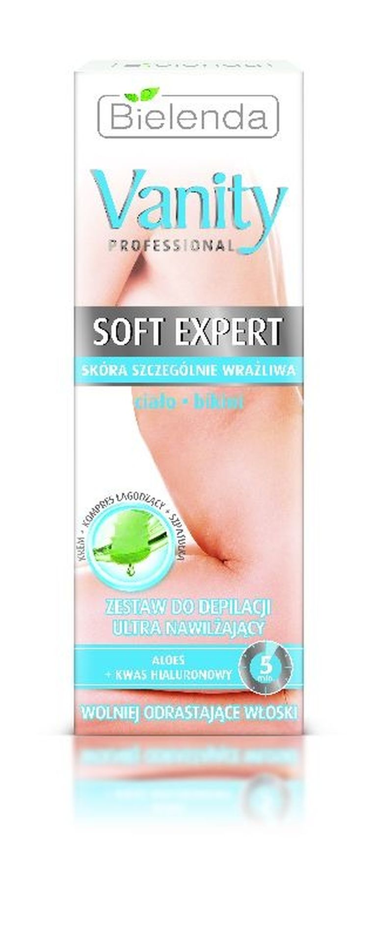 Bielenda, Vanity Soft Expert, zestaw do depilacji ultra nawilżający, ciało-bikini, 100 ml