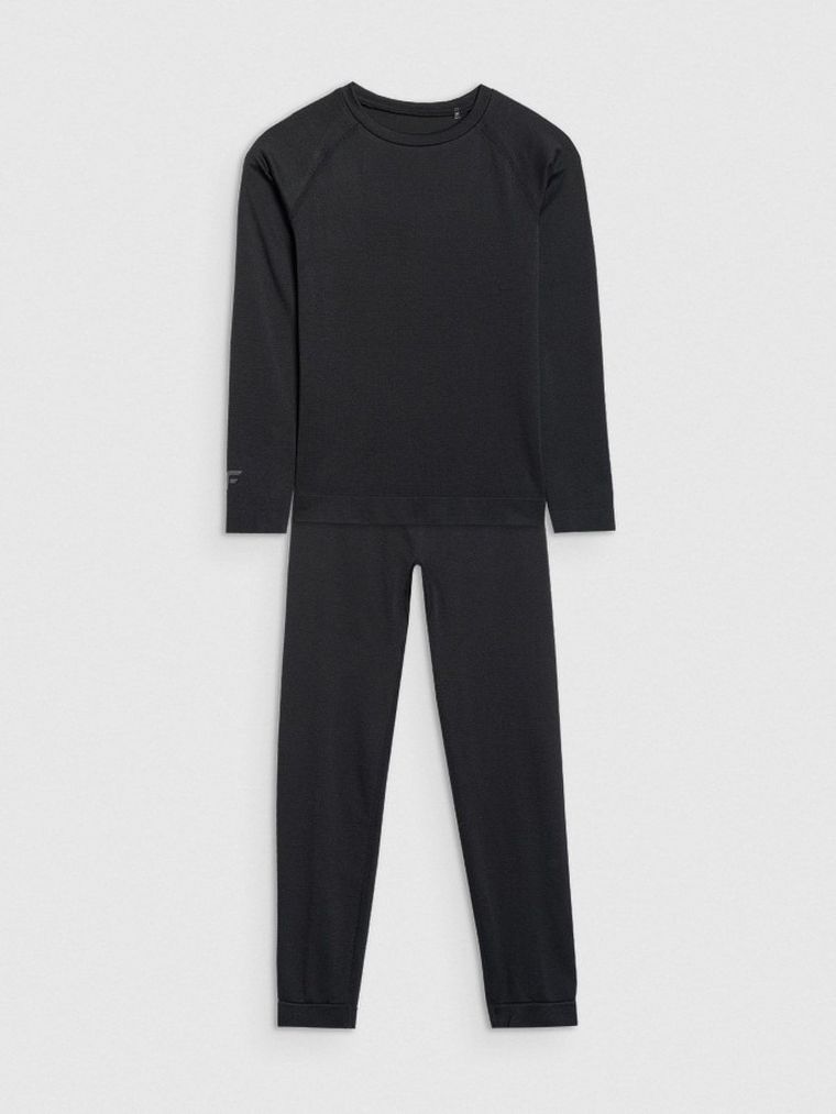 Bielizna termoaktywna chłopięca, czarna, 4F