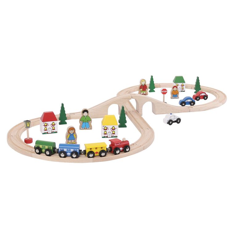 Bigjigs Toys, Ósemka dla chłopca, zestaw, 40 elementów
