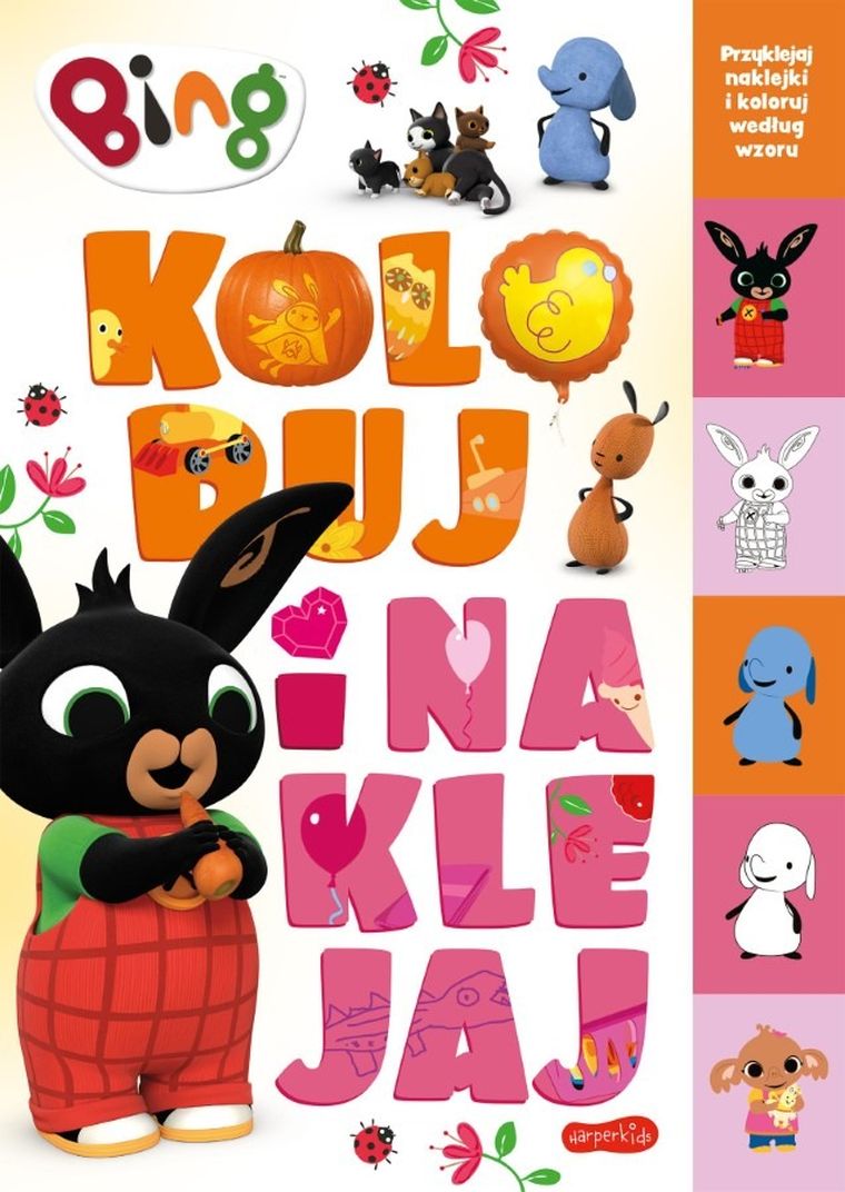 Bing. Koloruj i naklejaj