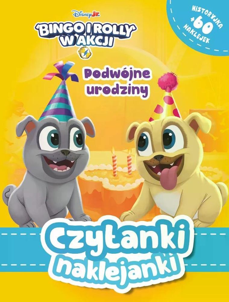Bingo i Rolly w akcji. Czytanki naklejanki. Podwójne urodziny