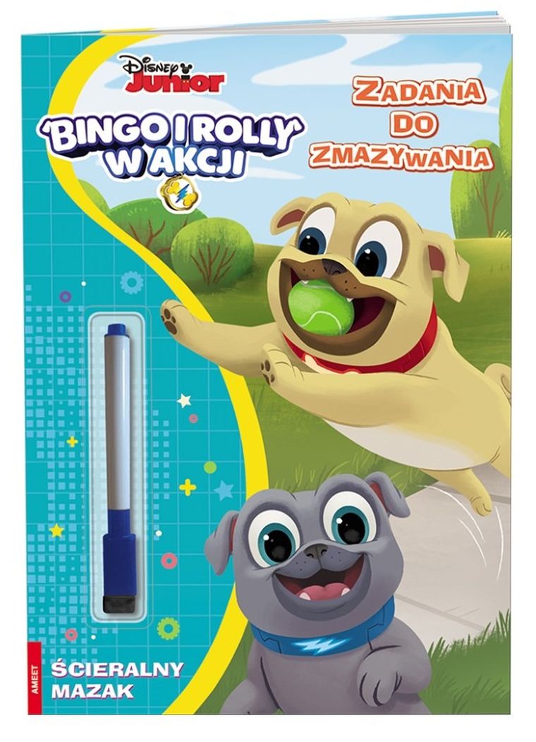 Bingo i Rolly w akcji. Zadania do zmazywania