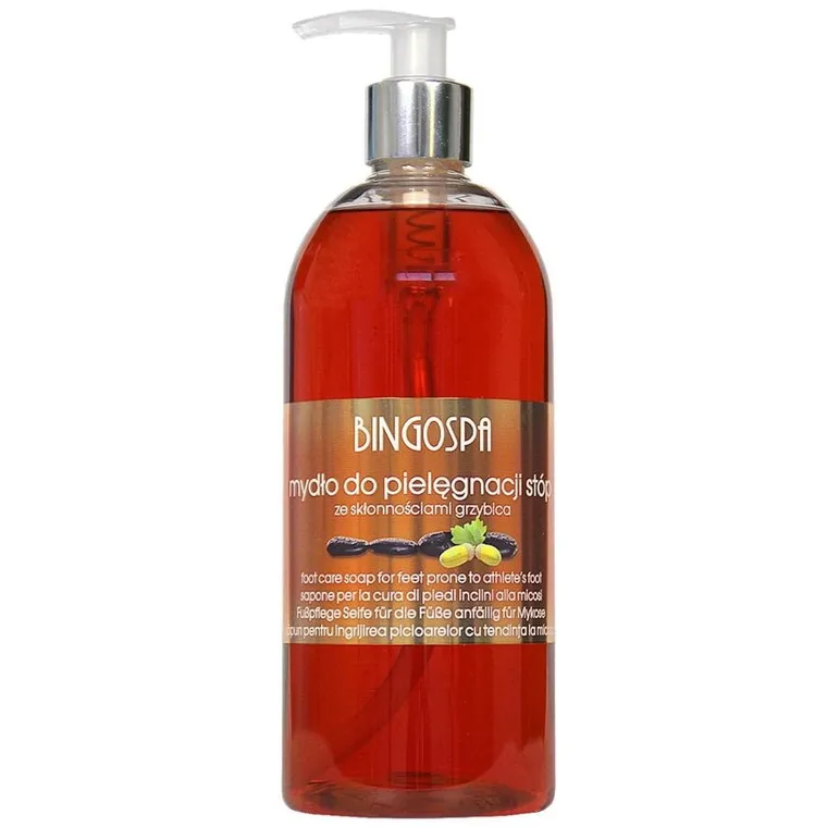 BingoSpa, mydło w płynie do pielęgnacji stóp ze skłonnością do grzybicy, 500 ml