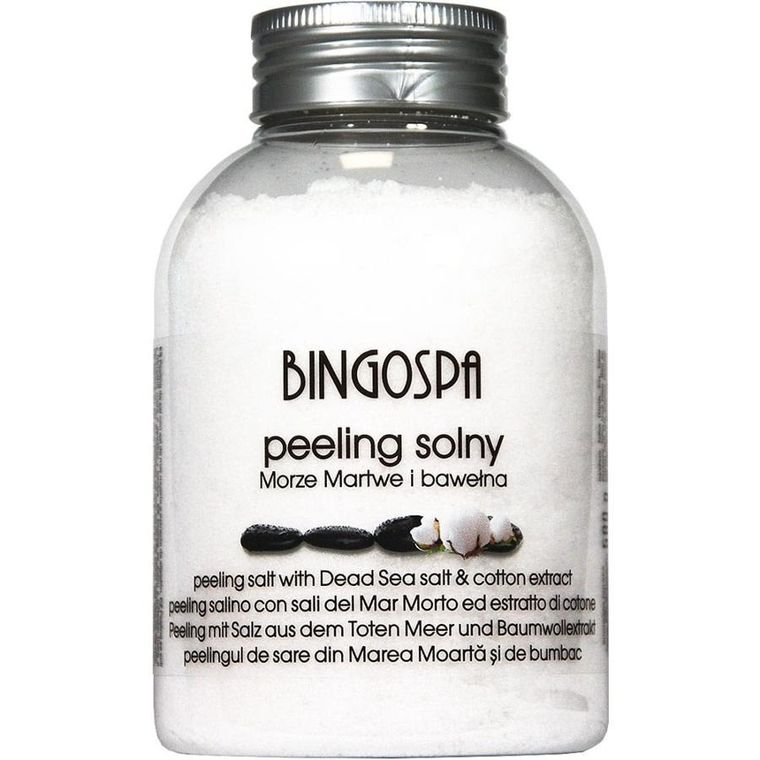 BingoSpa, peeling solny z solą z Morza Martwego i ekstraktem z bawełny, 580g