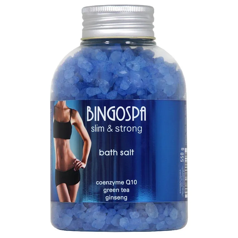 BingoSpa, sól do kąpieli, koenzym Q10, zielona herbata i żeń-szeń, 550g