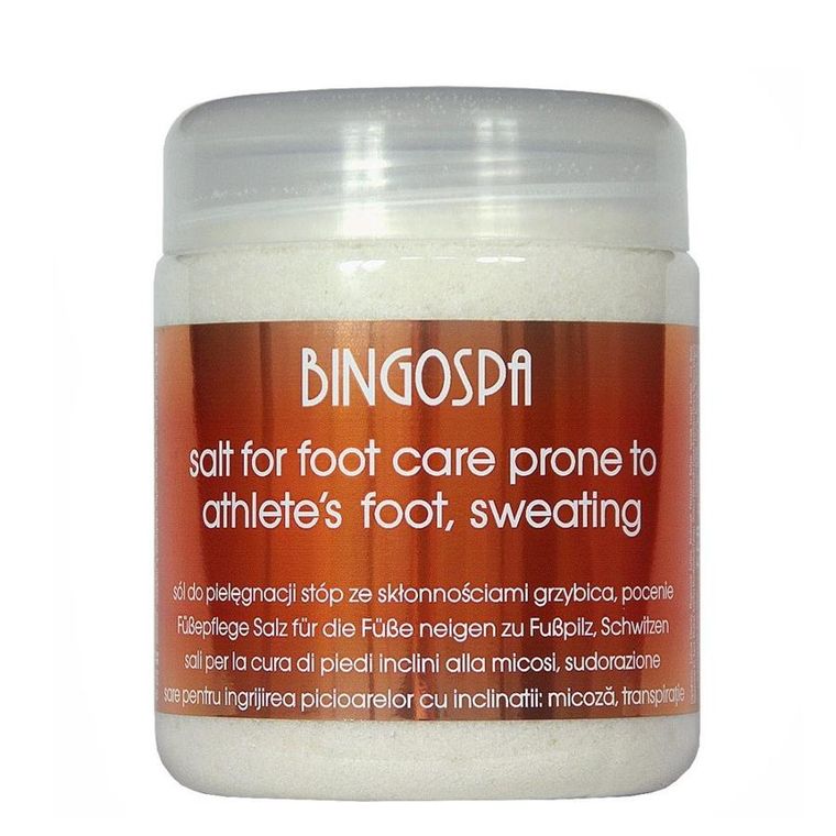BingoSpa, sól do pielęgnacji stóp ze skłonnościami do grzybicy i pocenia, 550g