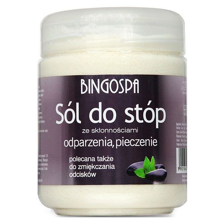 BingoSpa, sól do stóp ze skłonnościami do odparzenia i pieczenie, 550 g