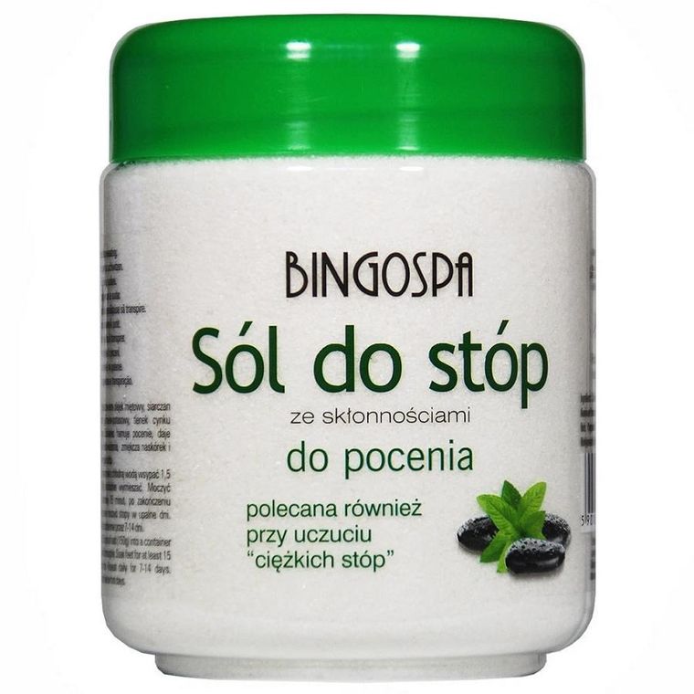 BingoSpa, sól do stóp ze skłonnościami do pocenia, 550g
