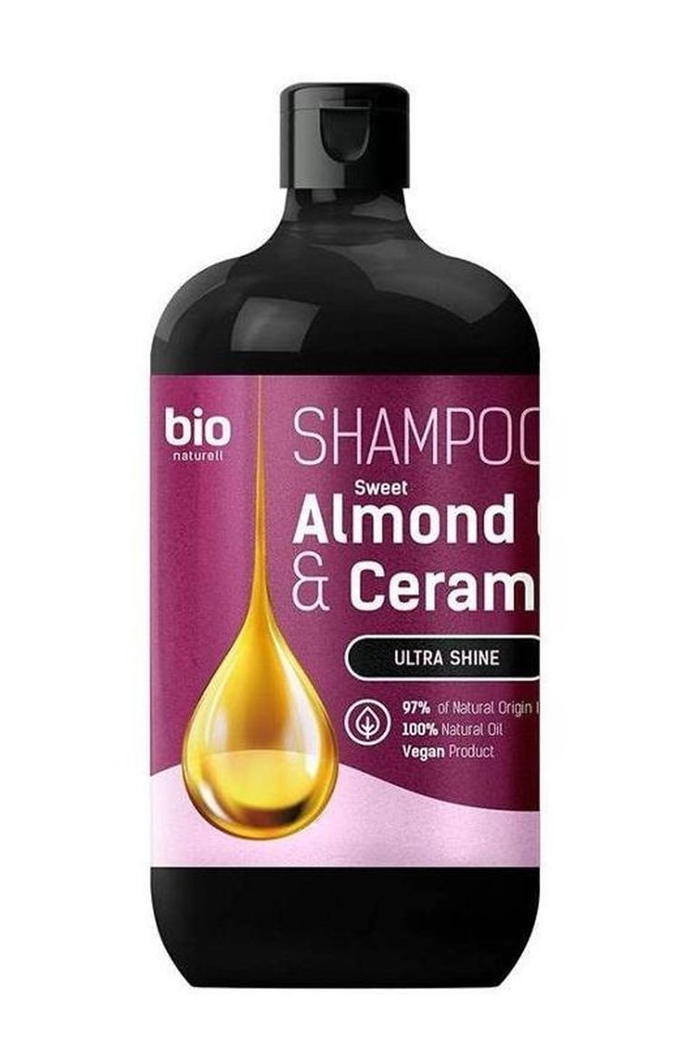 Bio Naturell, sweet almond oil & ceramides szampon dla wszystkich typów włosów, 946 ml