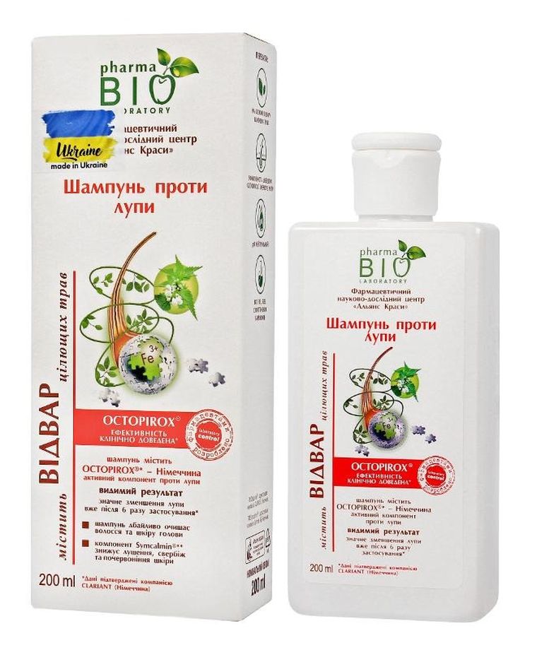 Bio Pharma Laboratory Bio, szampon przeciwłupieżowy z wyciągiem z łopianu, 200 ml