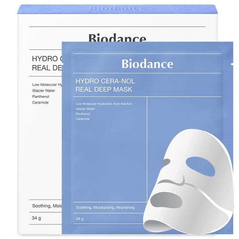 Biodance, Hydro Cera-Nol Real Deep Mask, maska do twarzy w płachcie, 4-34g