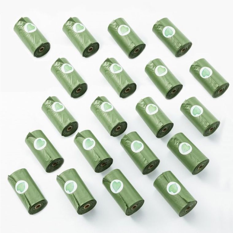 Biodegradowalne worki na psie odchody, 20 rolek