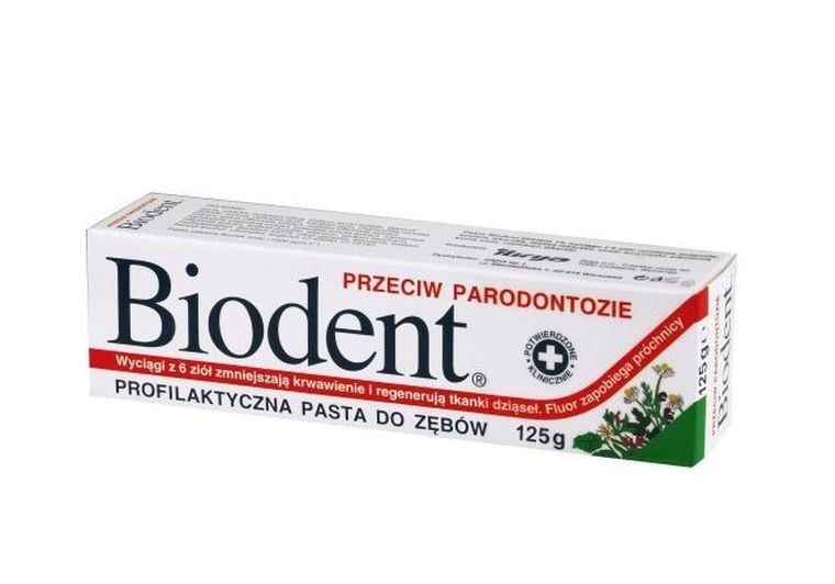 Biodent, pasta do zębów przeciw parodontozie, 125g