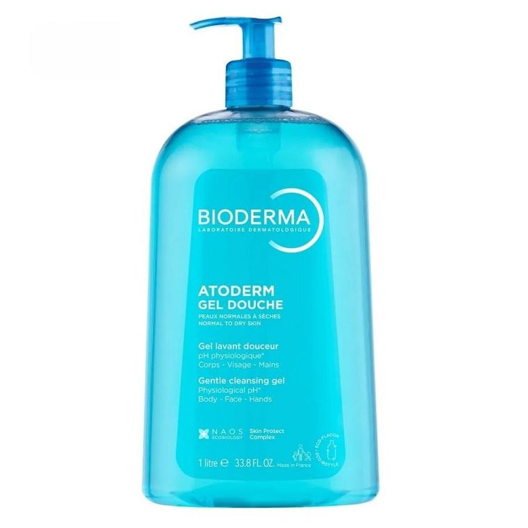 Bioderma, Atoderm Gel Douche, delikatny żel pod prysznic, 1000 ml