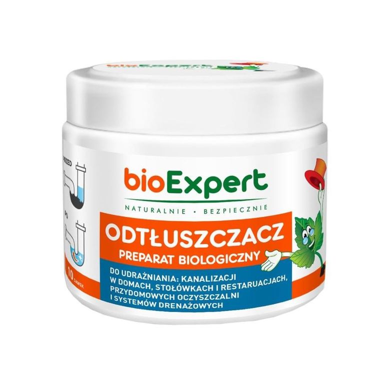 bioExpert, biologiczny odtłuszczacz w proszku do udrażniania kanalizacji, 250 g