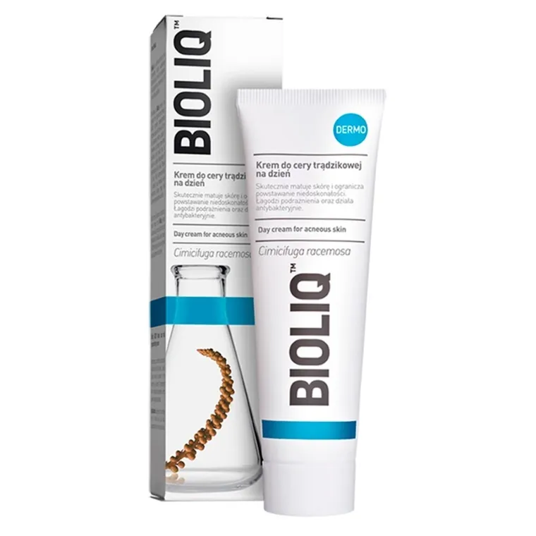 Bioliq, Dermo, krem do cery trądzikowej na dzień, 50 ml