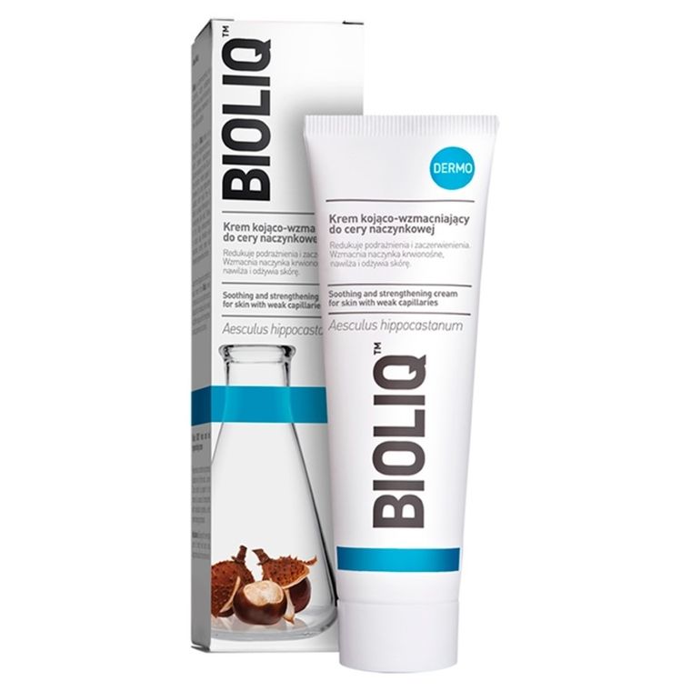 Bioliq, Dermo, krem kojąco-wzmacniający do cery naczynkowej, 50 ml