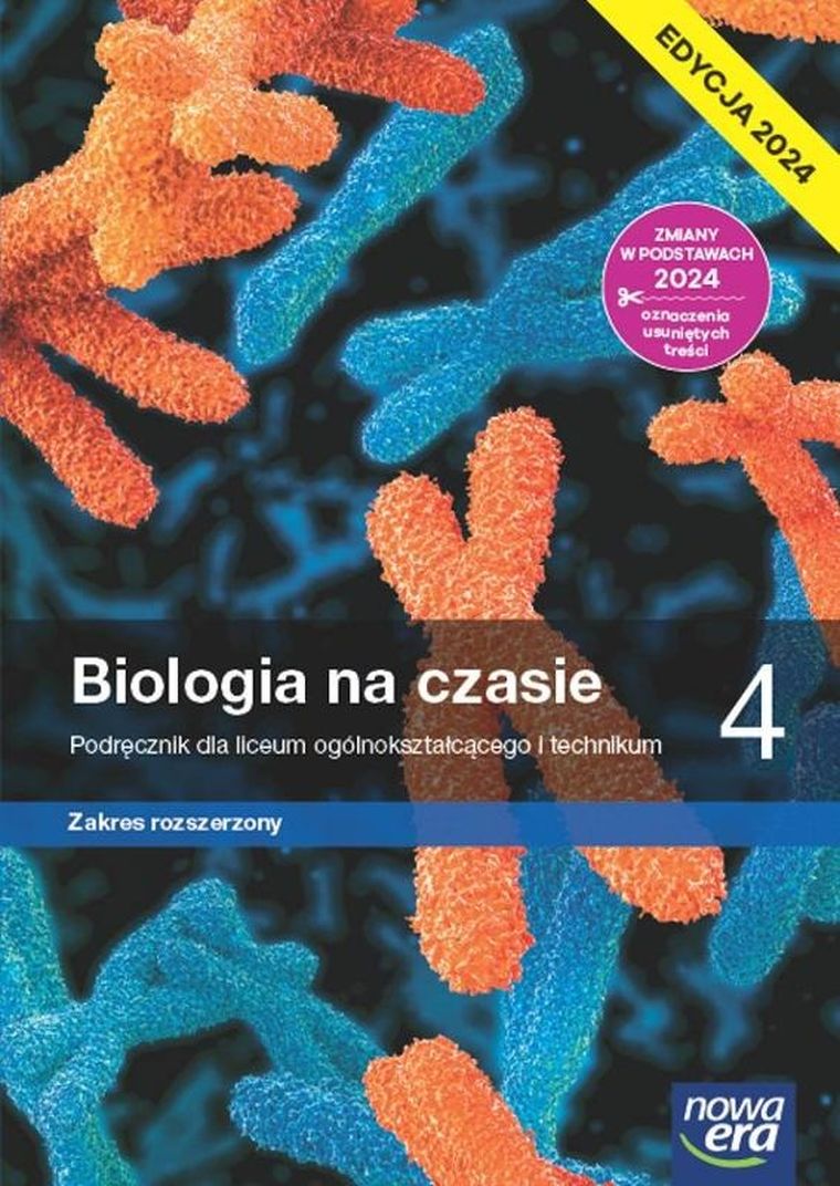 Biologia na czasie. Podręcznik 4 liceum i technikum. Zakres rozszerzony. Edycja 2024