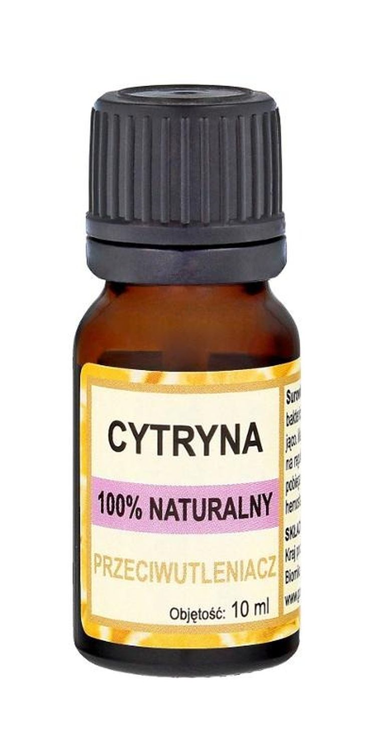 Biomika, 100% naturalny olejek cytrynowy, przeciwutleniacz, 10 ml