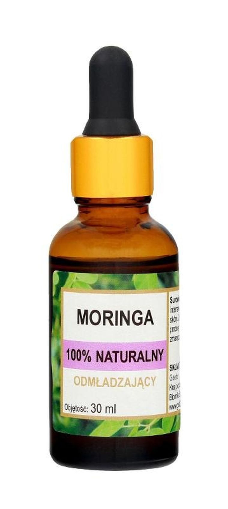 Biomika, 100% naturalny olejek, Moringa, 30 ml