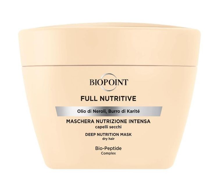 Biopoint, Full Nutritive, maska do włosów intensywnie odżywiająca, 200 ml
