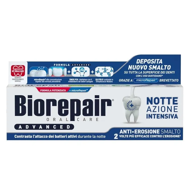 Biorepair, Advanced, nocna pasta do zębów, intensywna regeneracja, 75 ml