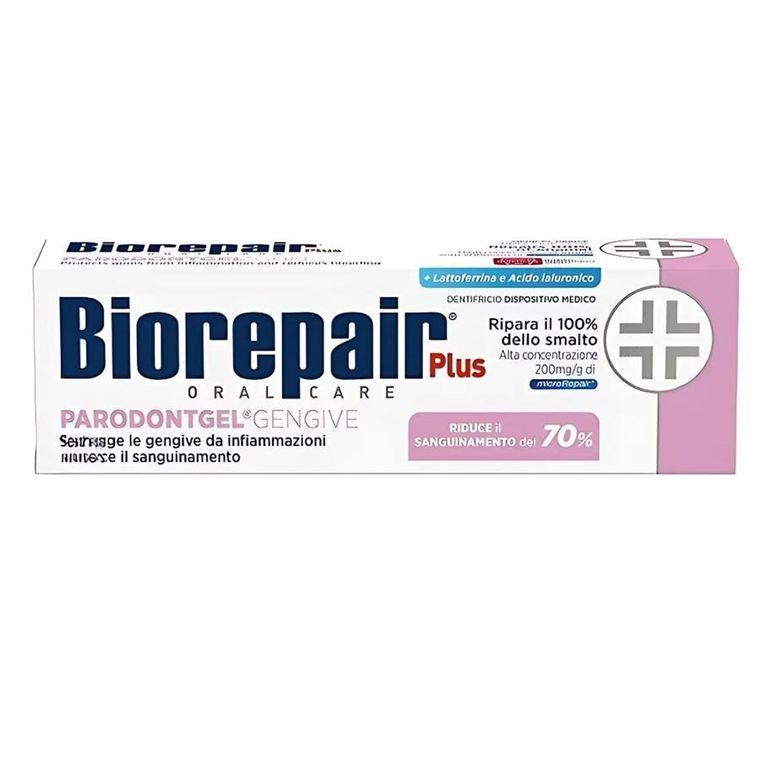 Biorepair, Plus Parodontgel, łagodząca pasta do zębów, 75 ml