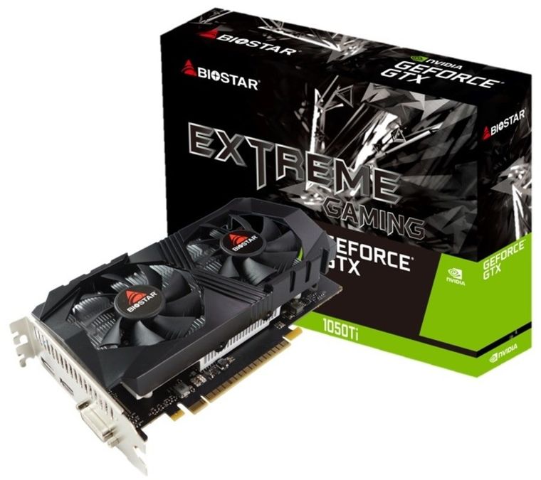 Biostar, karta graficzna, GeForce GTX 1050 Ti 4GB GDDR5