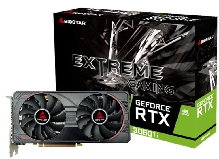 Biostar, karta graficzna, GeForce RTX 3060 Ti 8GB