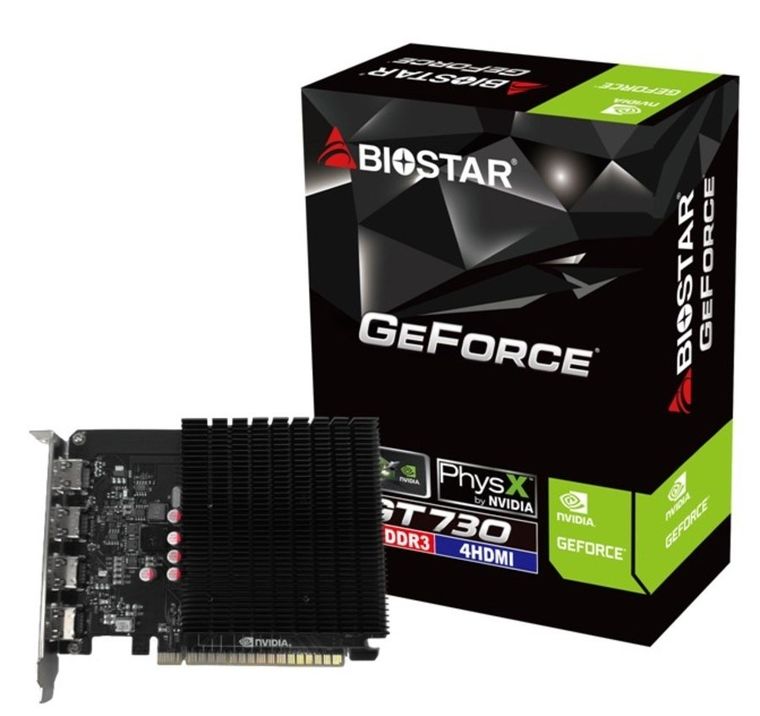 Biostar, karta graficzna, GT 730 4GB 4xHDMI