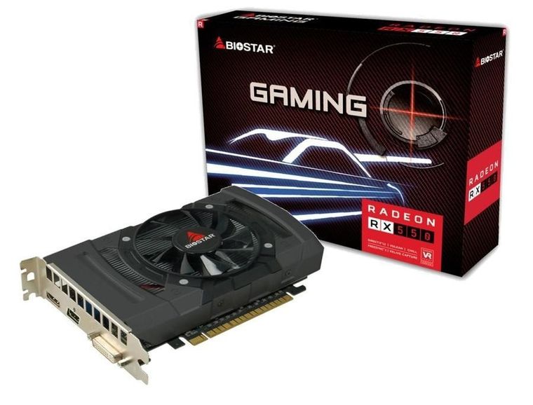 Biostar, karta graficzna, Radeon RX 550 4GB GDDR5