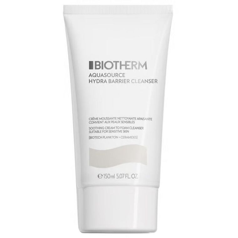 Biotherm, Aquasource Hydra Barrier Cleanser, pianka do mycia twarzy, 150 ml