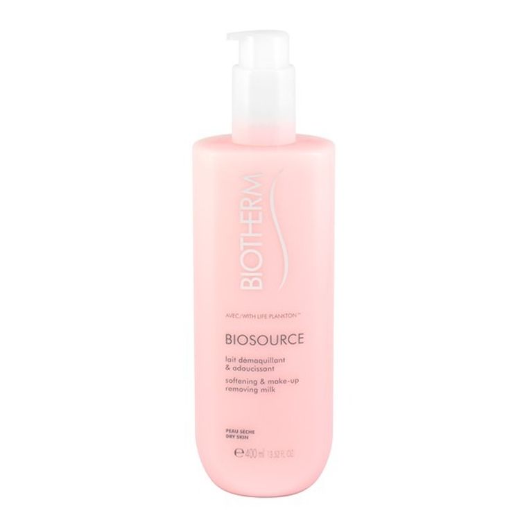 Biotherm, Biosource, oczyszczające mleczko do twarzy dla cery suchej, 400 ml