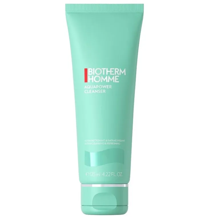Biotherm, Homme Aquapower Cleanser, żel do mycia twarzy, 125 ml