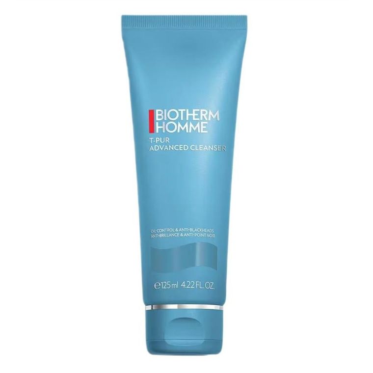 Biotherm, Homme T-Pur Advanced Cleanser, żel do mycia twarzy, 125 ml