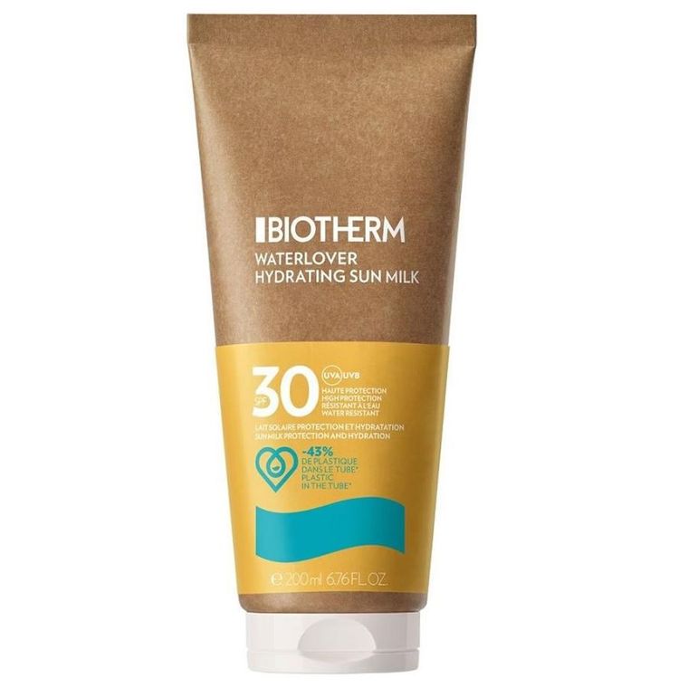 Biotherm, Waterlover Hydrating Sun Milk SPF30, nawilżające mleczko do opalania, 200 ml