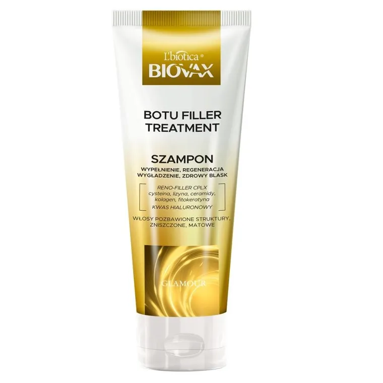 Biovax, Glamour Botu Filler Treatment, szampon wypełniająco-wygładzający, 200 ml