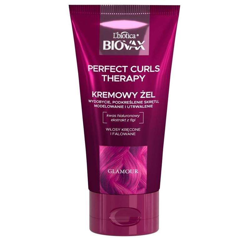 BIOVAX, Glamour Perfect Curls Therapy, nawilżający żel do stylizacji fal i loków, 150 ml