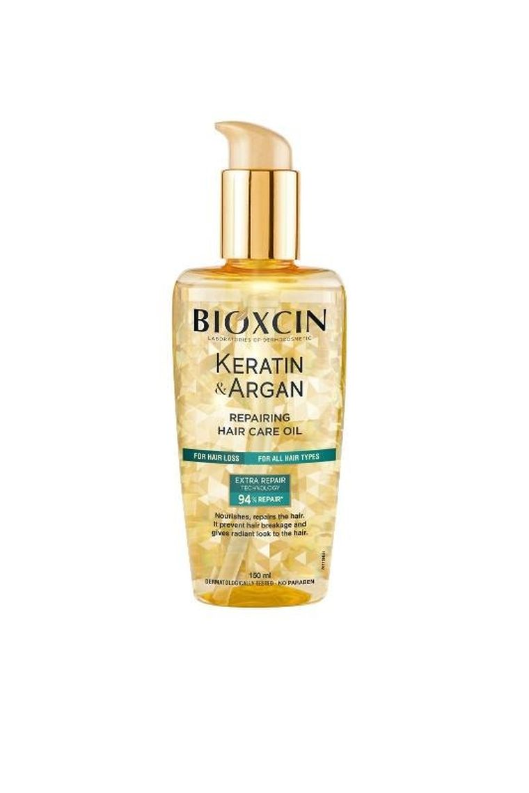 Bioxcin, Keratin&Argan, olejek do włosów regenerujący, 150 ml