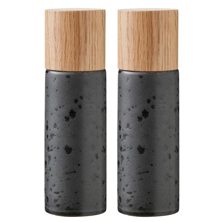 Bitz, młynek do soli i pieprzu, Matte Black, 17 cm