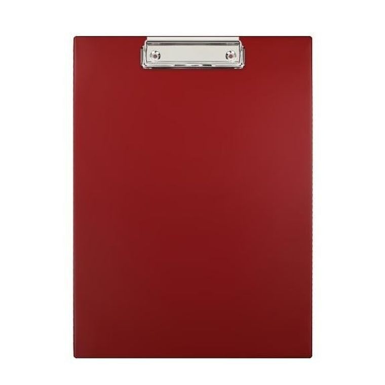 Biurfol, deska z klipem A4, bordo