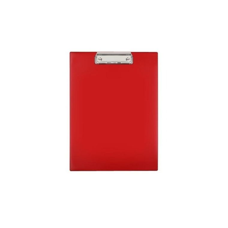 Biurfol, deska z klipem A4, czerwony