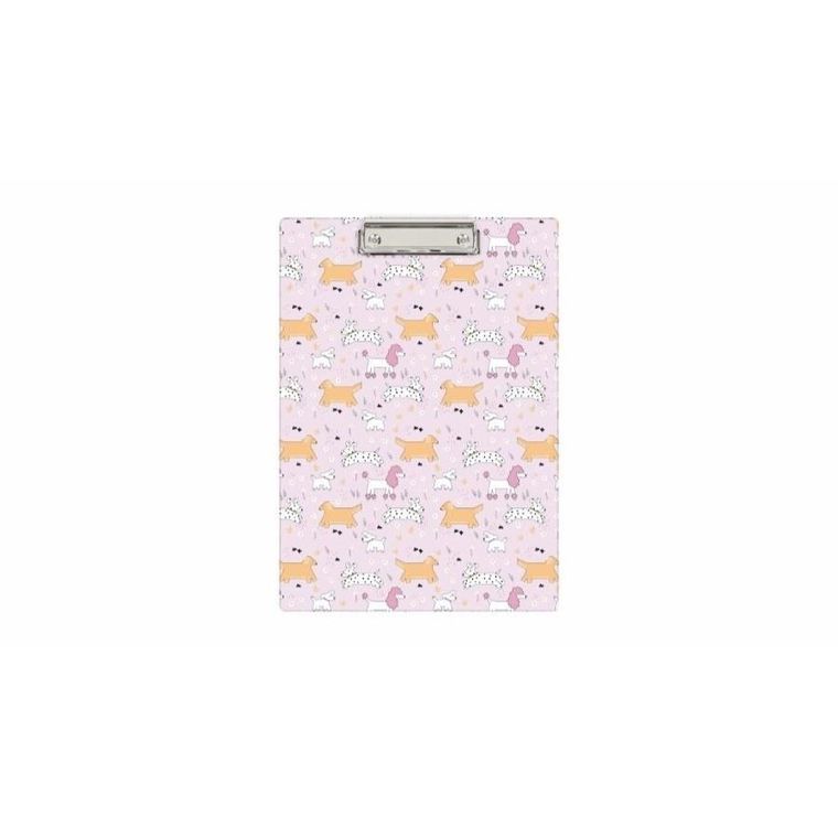 Biurfol, deska z klipem A4, puppies