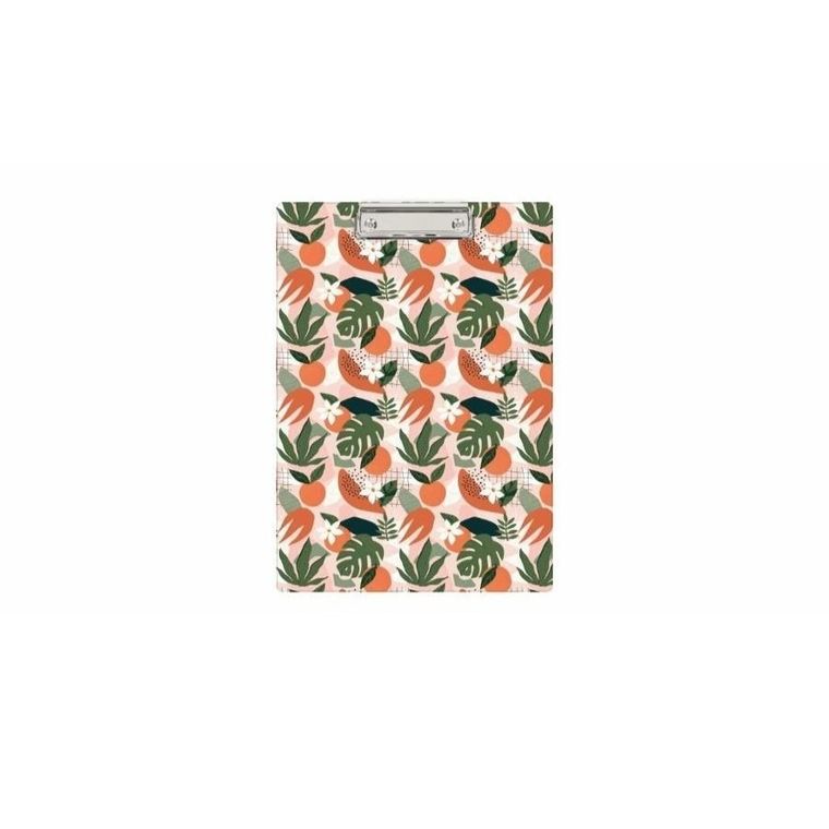 Biurfol, deska z klipem A4, tropical