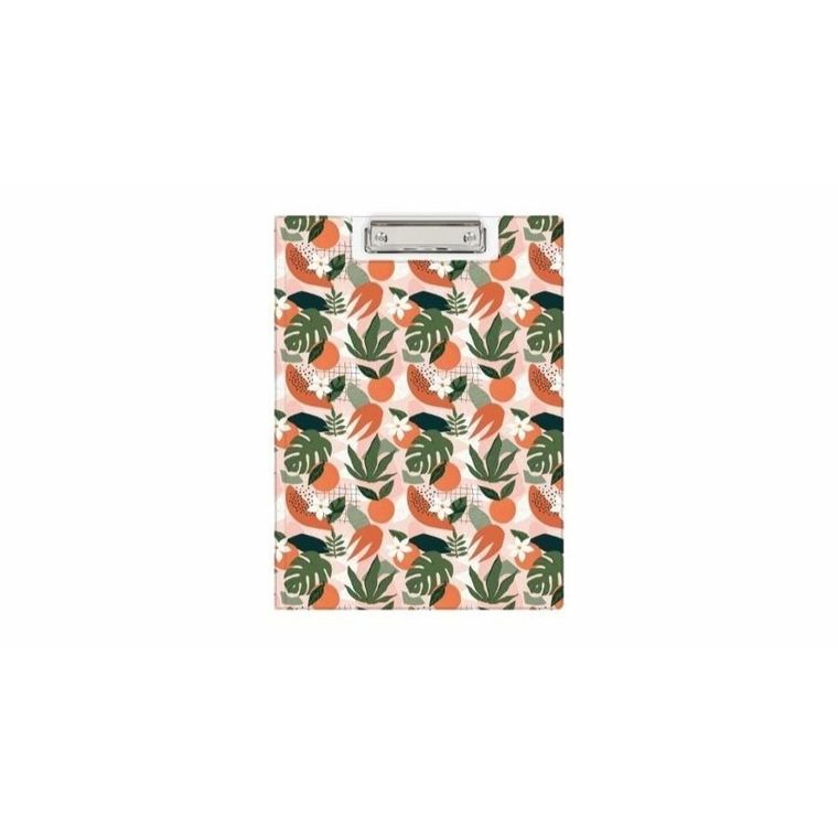 Biurfol, deska z klipem A4, tropical